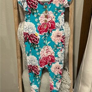 Posh Peanut Eloise Cap Sleeve Romper Jumpsuit 18-24m